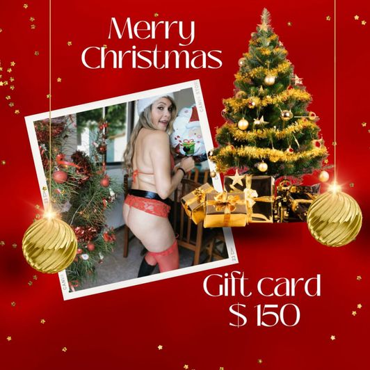 Christmas Gift card 150