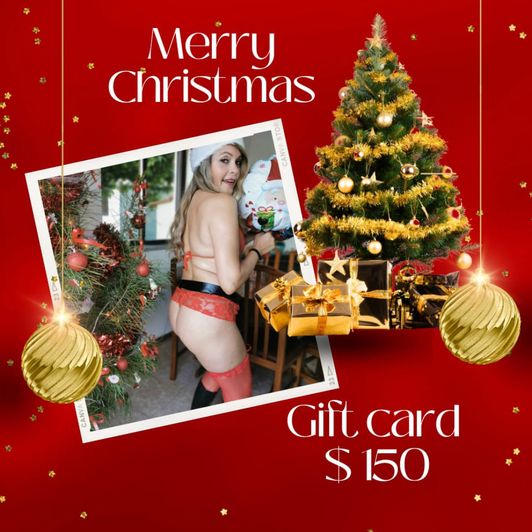 Christmas Gift card 150