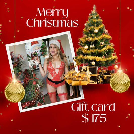 Christmas Gift card 175