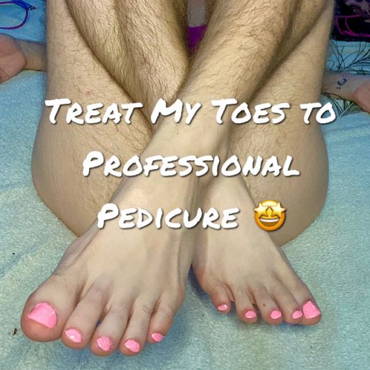 Spoil me with a professional pedicure