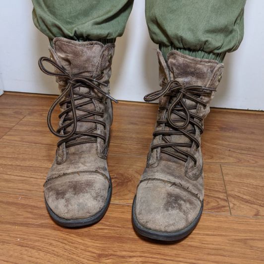VERY Used Dirty Boots
