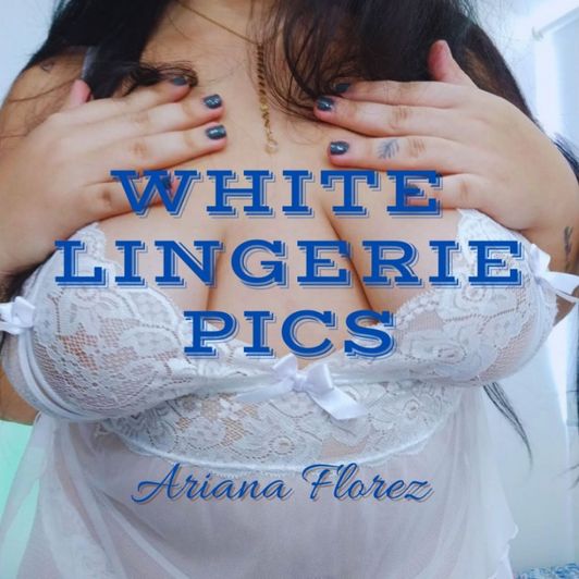 White Lingerie Photo Set