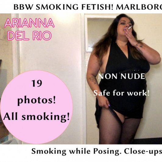 BBW Smoking Fetish Pics in Dress SFW