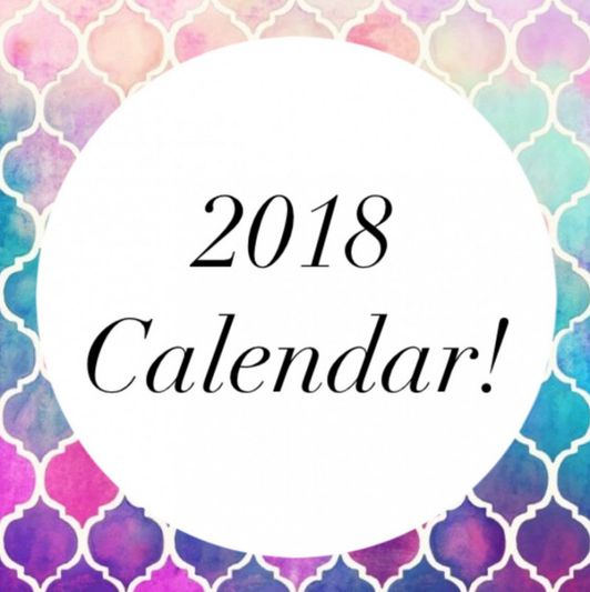 2018 Calendar!