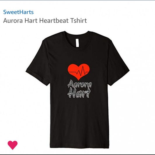 Aurora Hart Heartbeat Logo Tshirt