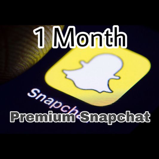 Premium Snapchat 1 Month