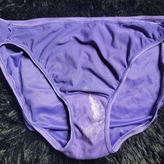 Dirty Purple Satin Panties