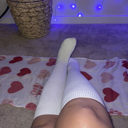 White Knee Socks Schoolgirl