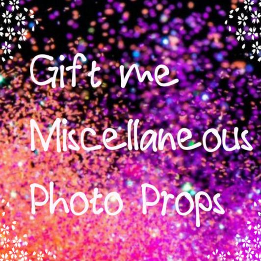 Gift me miscellaneous photo props