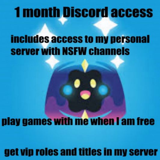 1 month personal discord access