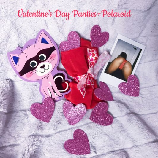 Valentines Day Panties and Polaroid