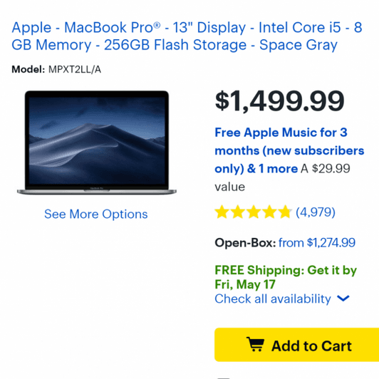 Pay for My MacBook