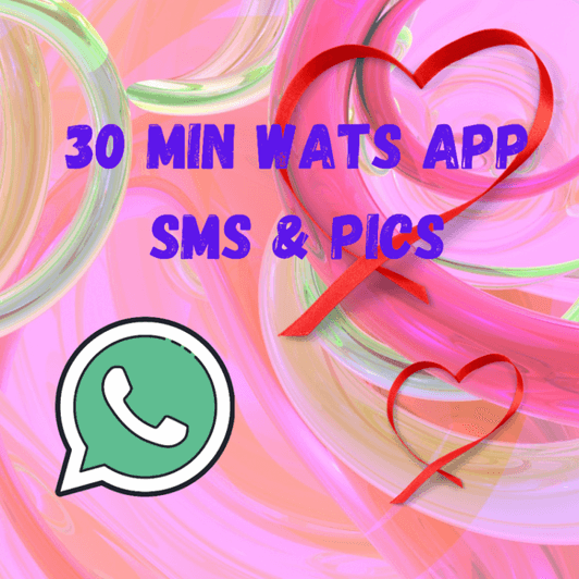 30 Min Wats App sms and pics BBW