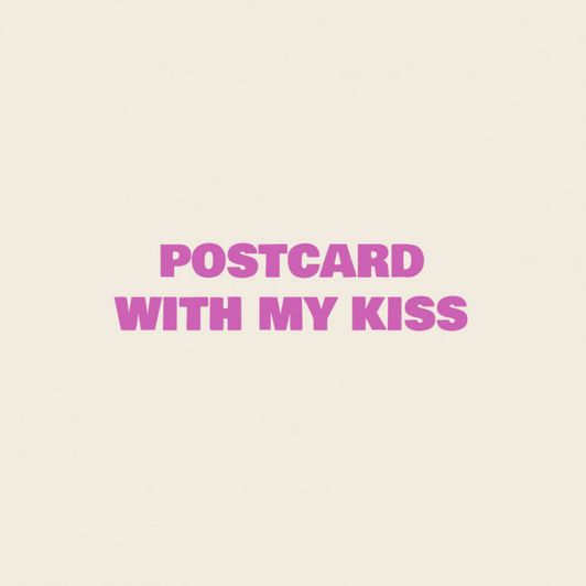 Kissed Postcard