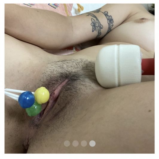 Pussy Pops Cum Covered Candy