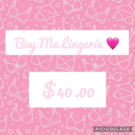 Tip Me: Buy Me Lingerie