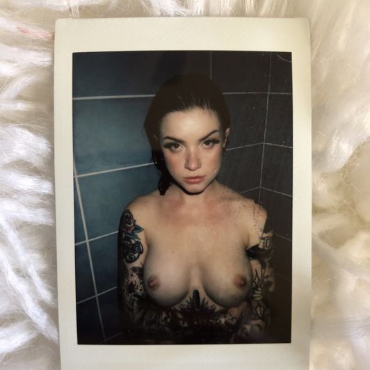 Shower Polaroid