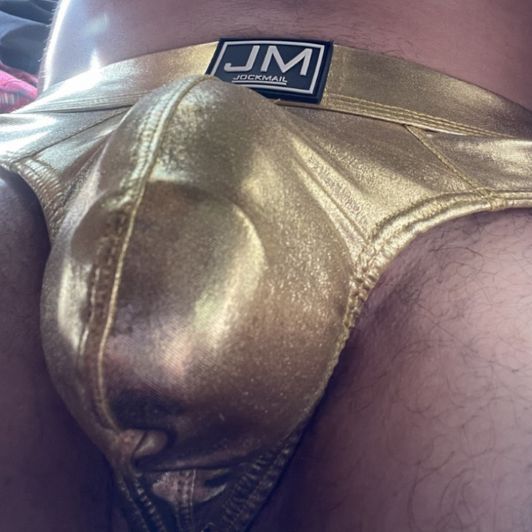 Sexy gold briefs