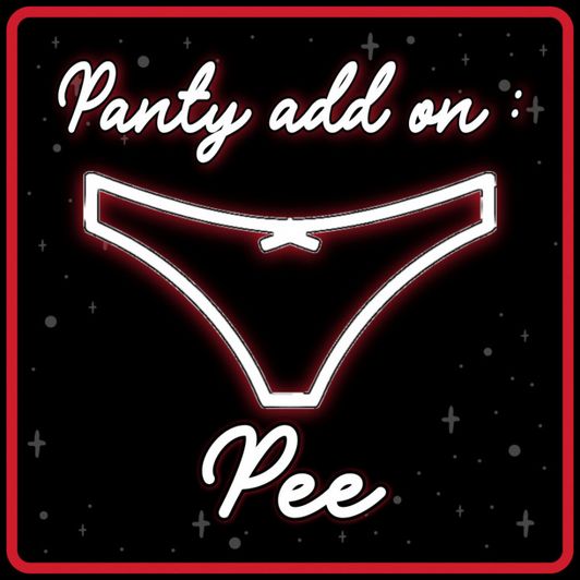 Panty add on: Pee