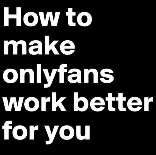 the guide to onlyfans success