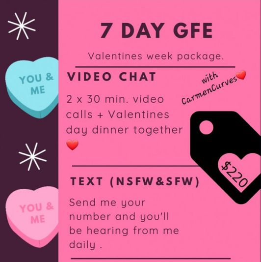 Valentines Day GFE package