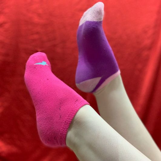 Single Pink and Purple Socks!