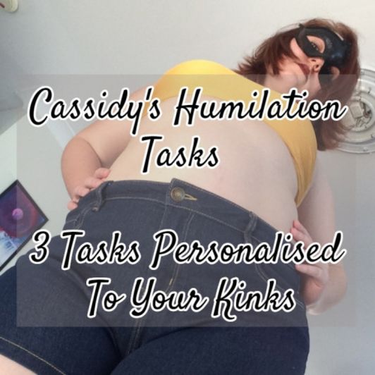 Humiliation Sub Tasks: 3 Tasks