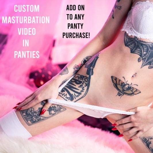 Masturbation Video Add On for Panties