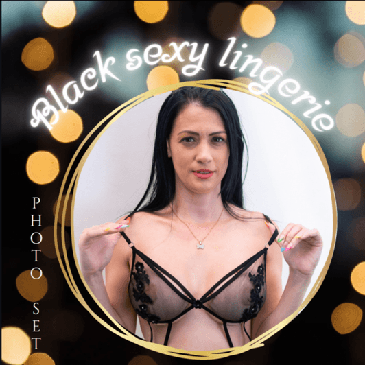Black sexy lingerie