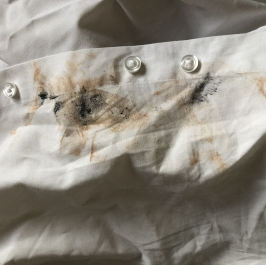 shirt I used to wipe cum off my face