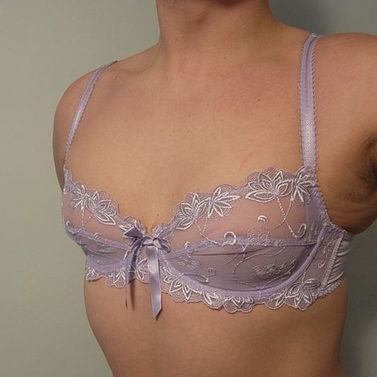 Sissy Lace Bra and Panties