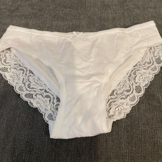 White fullback panties