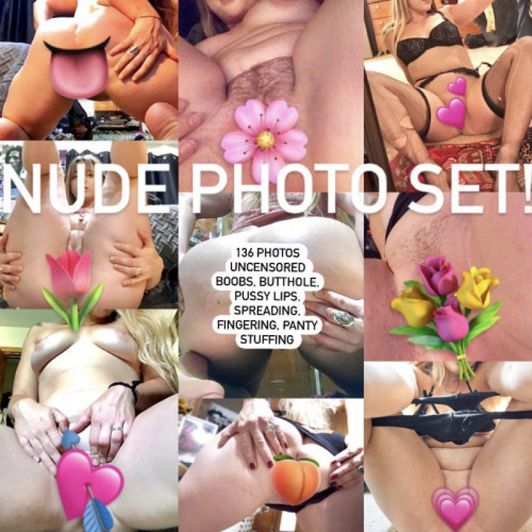 Nude photo set! 136 uncensored photos
