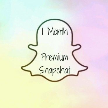 Snapchat 1 month