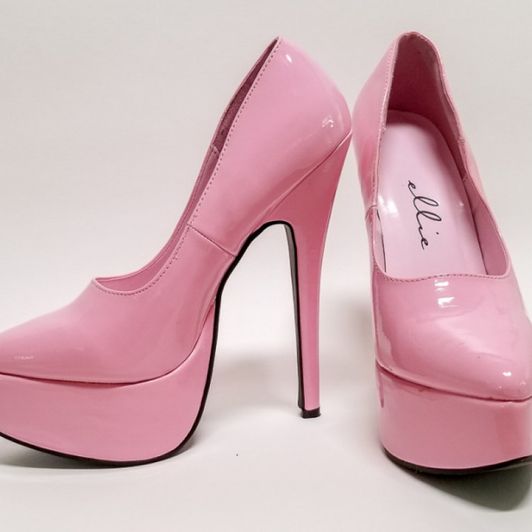 Light Pink Ellie Platform Heels