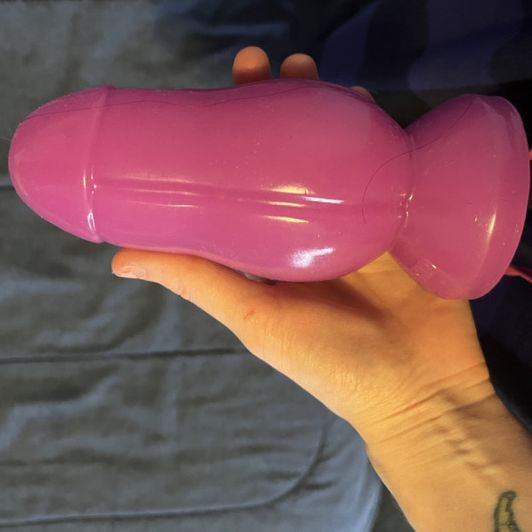 This eggplant like toy