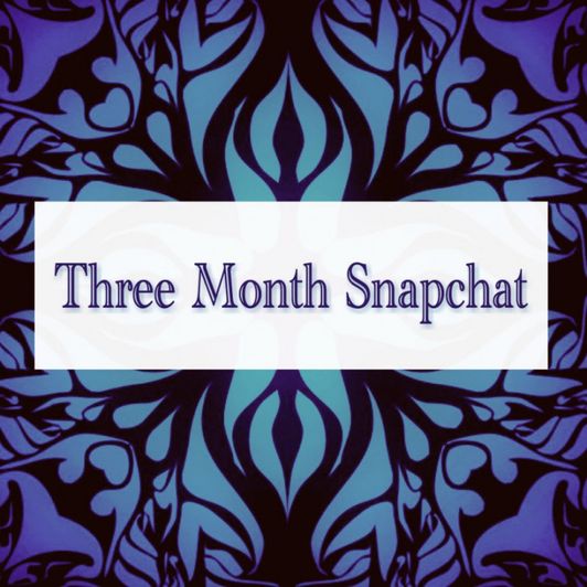 Three Month Premium Snapchat