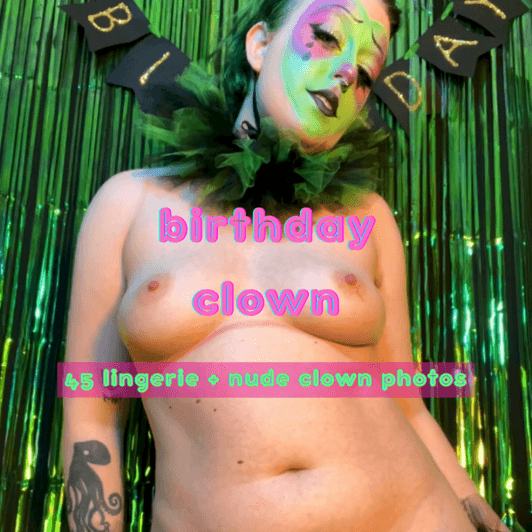 Birthday Clown Nude Photo Set