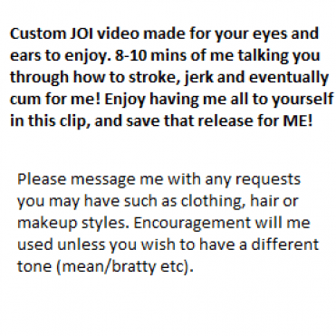 Custom JOI Video