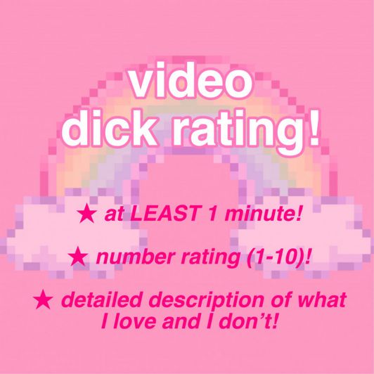 video dick rating!