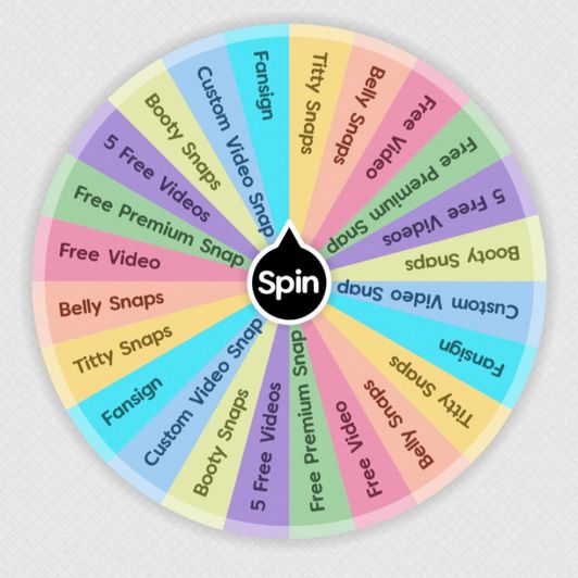 Snapchat Prize Wheel!
