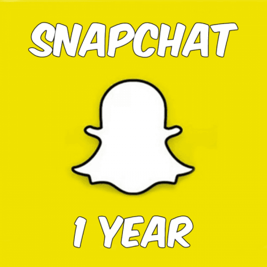 Snapchat 1 Year Membership