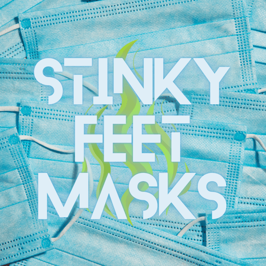 Stinky Feet Masks Set of 2 Masks