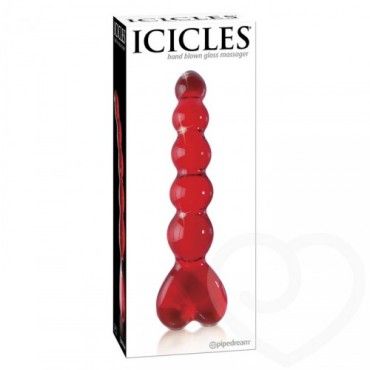 Red glass icicle toy