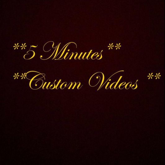 5 Minutes Costume Video