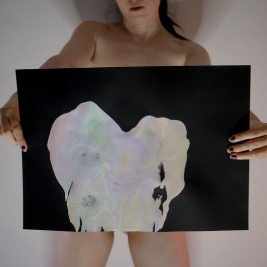 Paint print of my boobs