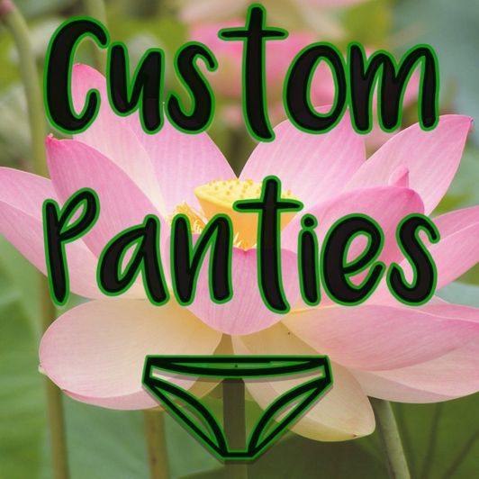 1 Pair Custom Panties