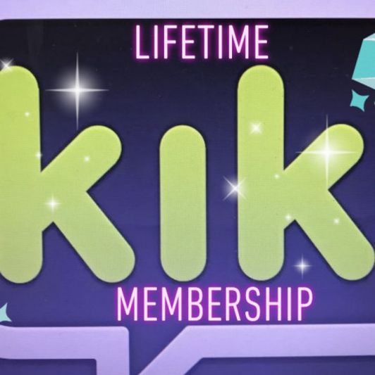 Lifetime Kik Membership