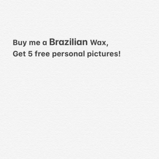 Brazilian Wax with Pics