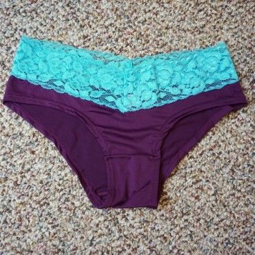 purple and blue panties